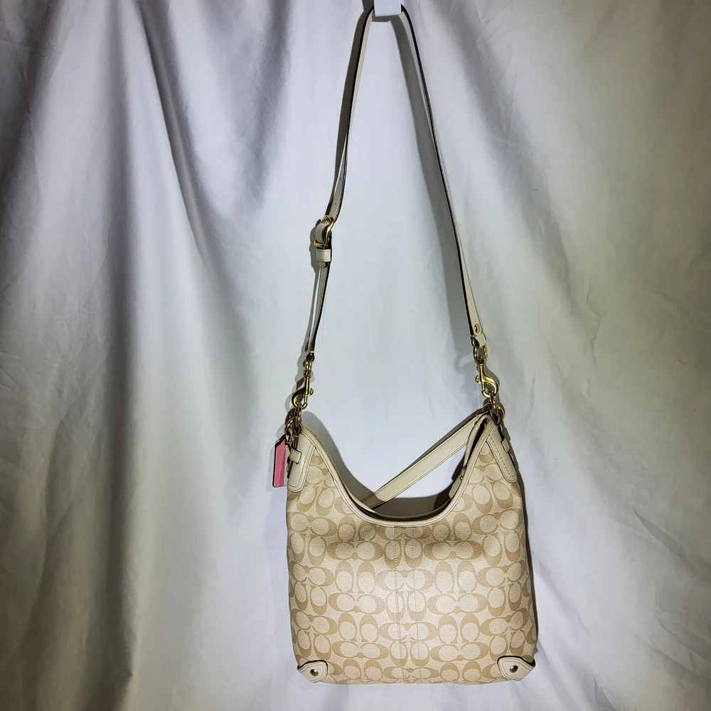 Coach Beige‎ and Pink Women's Bag